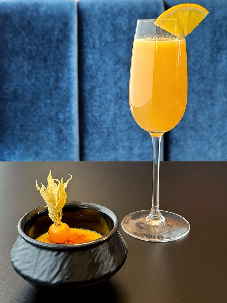 Cocktail e sobremesa